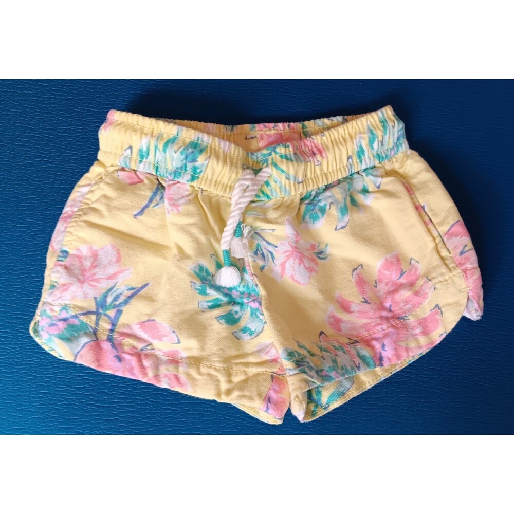 shorts Osh Gosh 6 months floral yellow girls ruffles